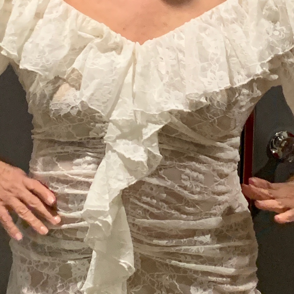 Sexy lace blouse